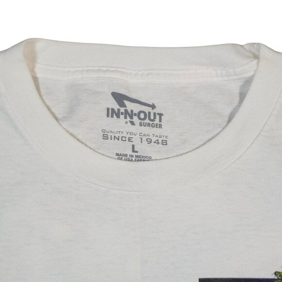 2011 In N Out Burger Stayin The Same White T-Shirt Large - Picture 11 of 13